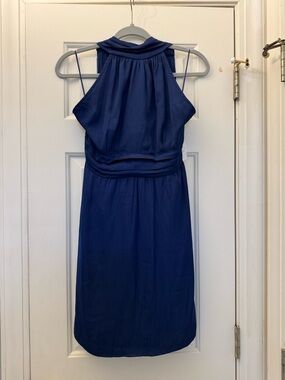 Altar’d State Sleeveless Navy Halter Dress